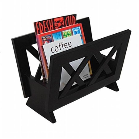 OCEANSTAR DESIGN Oceanstar Design M1125 Contemporary Mahogany Solid Wood Magazine Rack M1125